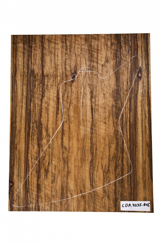 Body Black Korina, 1-tlg. Explorer, Einzelstück #065